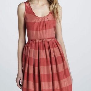 Burberry Sleeveless Striped Silk Dress in Size 2
